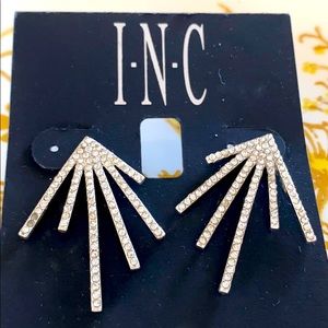 INC Pave Starburst Earrings